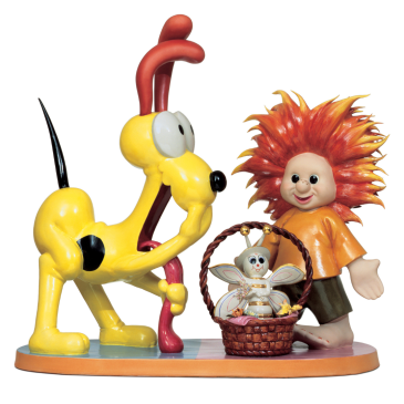 Jeff Koons, Wild Boy and Puppy